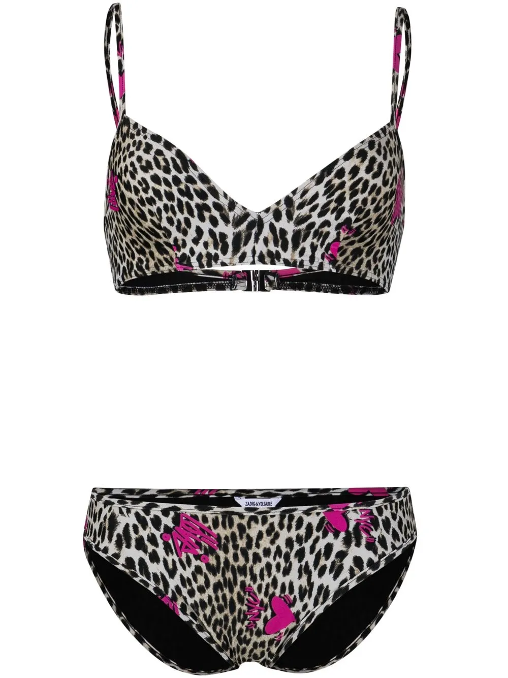

Zadig&Voltaire leopard-print lingerie set - Neutrals