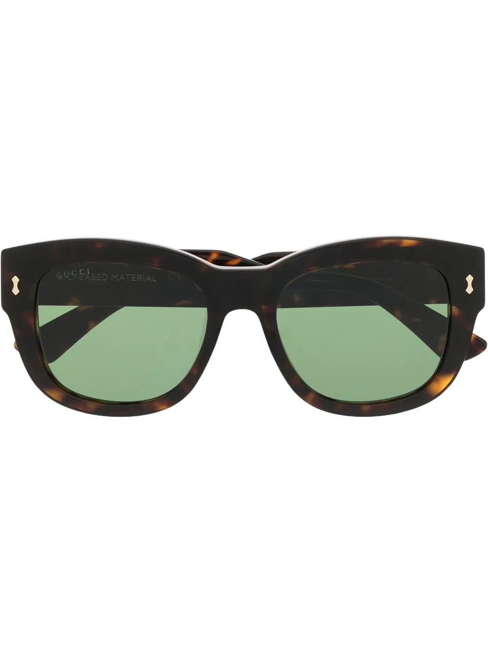 

Gucci Eyewear lentes de sol con armazón rectangular - Marrón