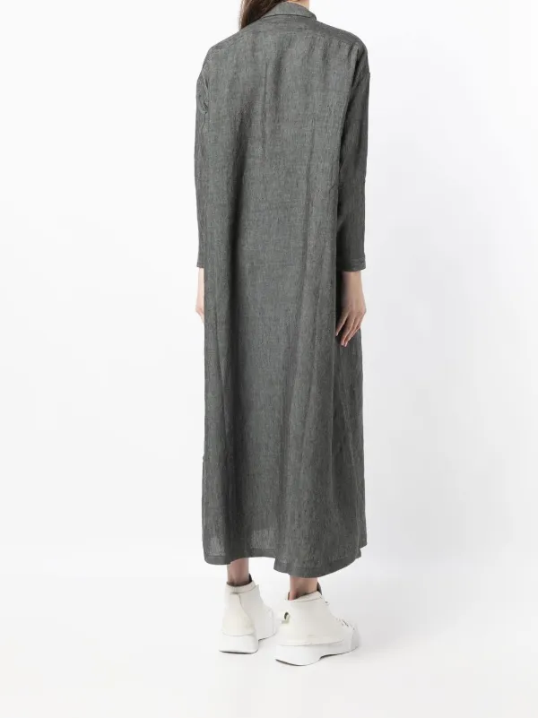 【半額】 Toogood リネン シャツドレス | グレー | FARFETCH JP トップス