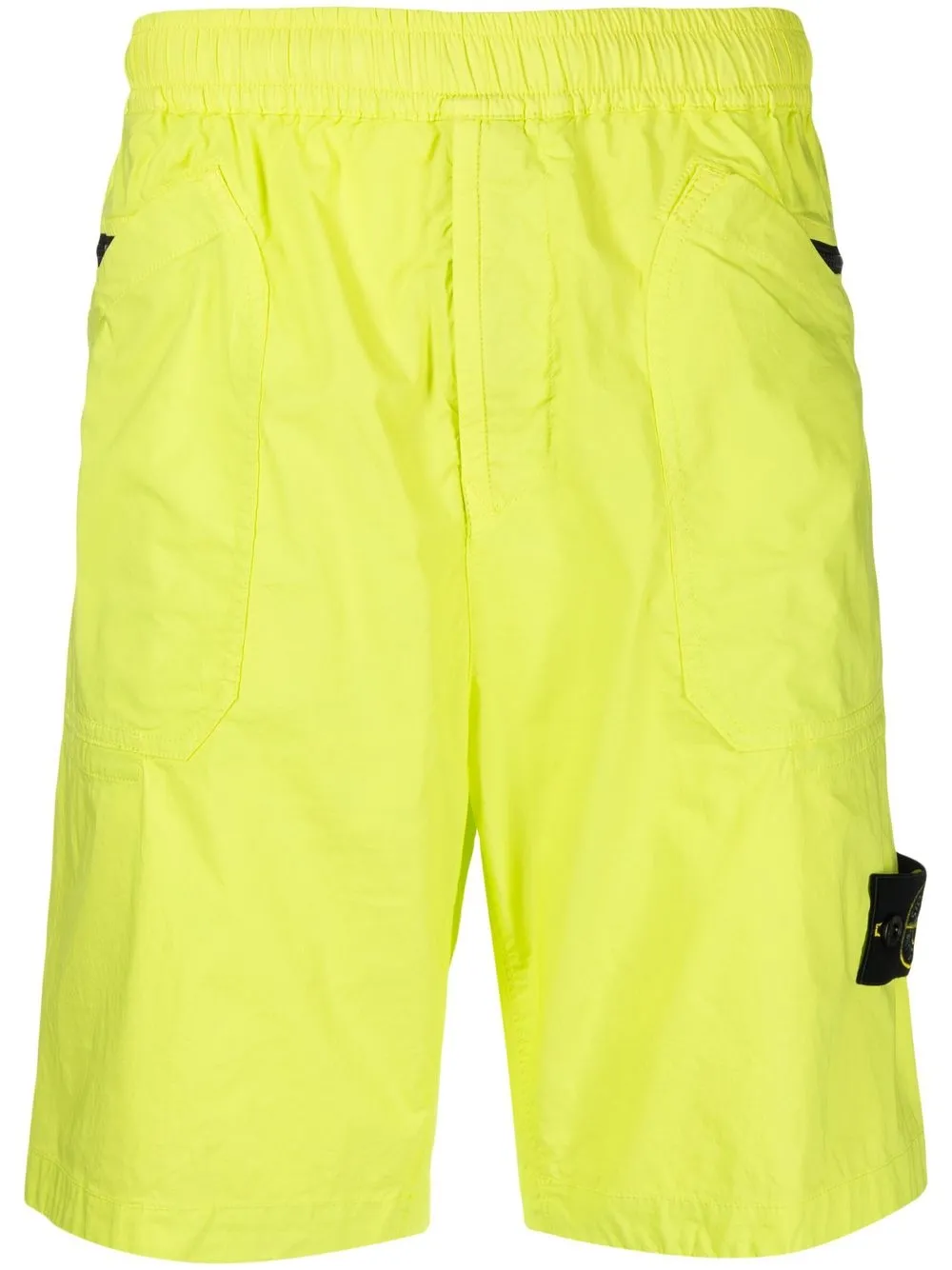 

Stone Island bermudas con parche de brújula - Amarillo