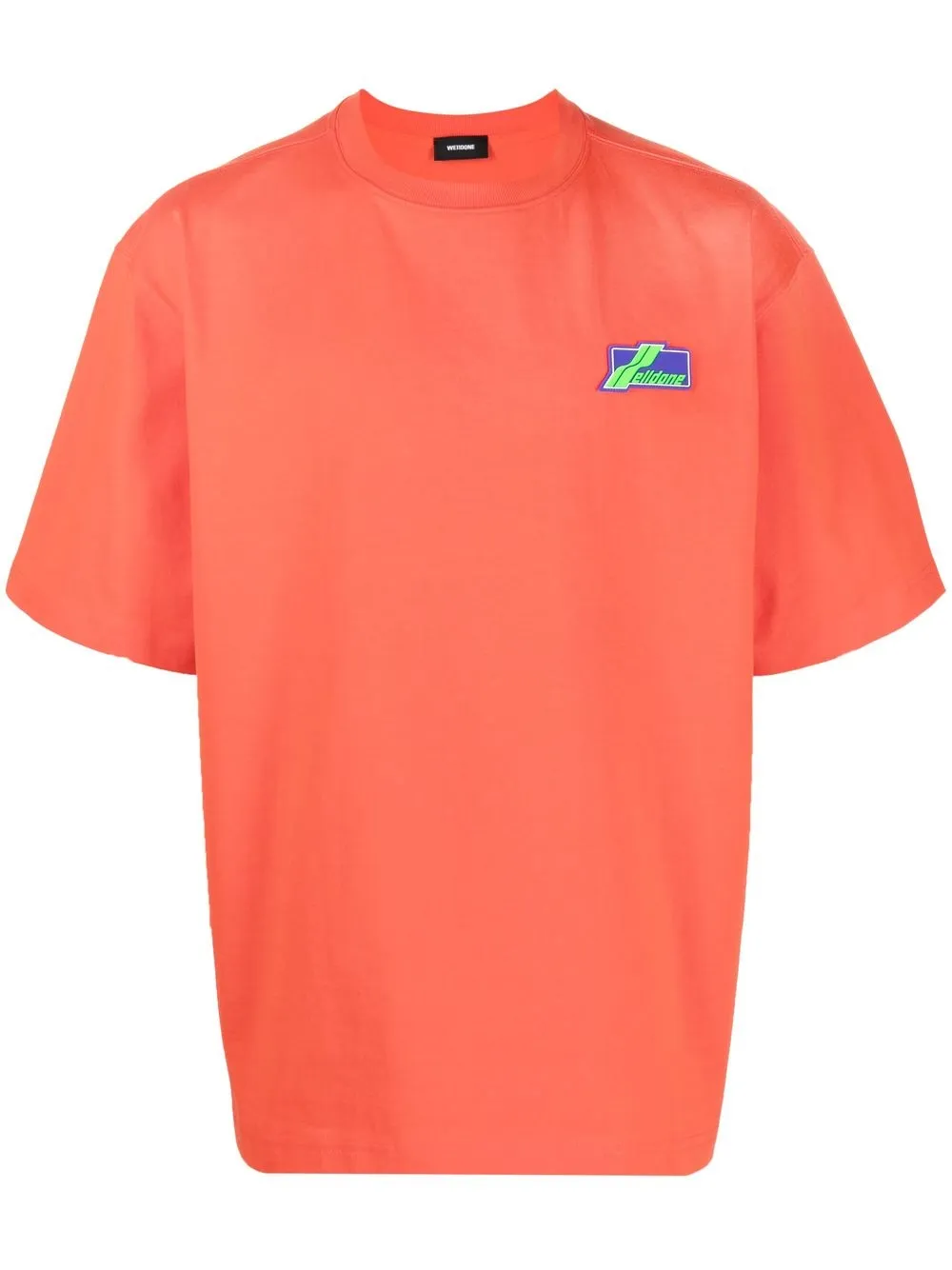 

We11done playera con parche del logo - Naranja