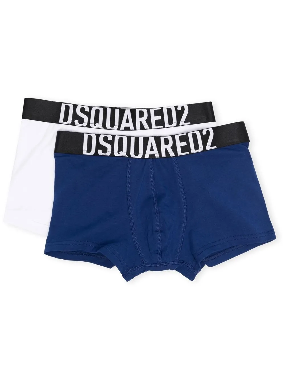 

Dsquared2 Kids pack de tres bóxeres con logo en la pretina - Blanco