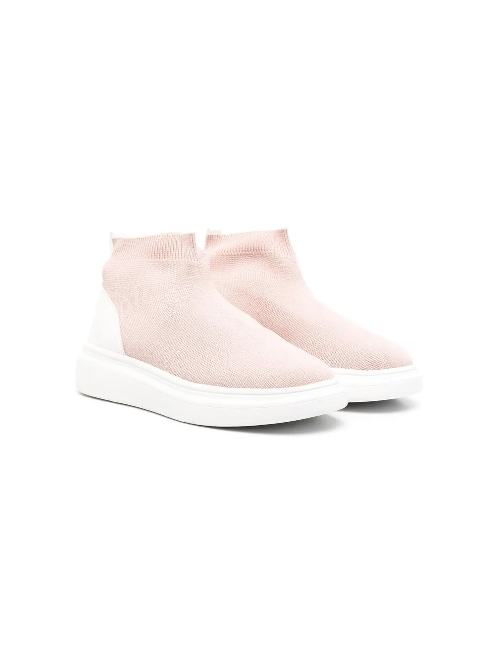 

Douuod Kids TEEN high-top sock sneaker - Pink