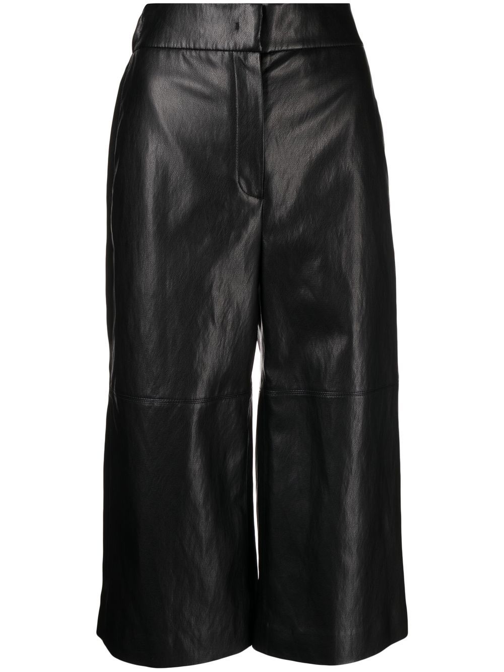 Goen J High Waist Cropped Trousers In Black