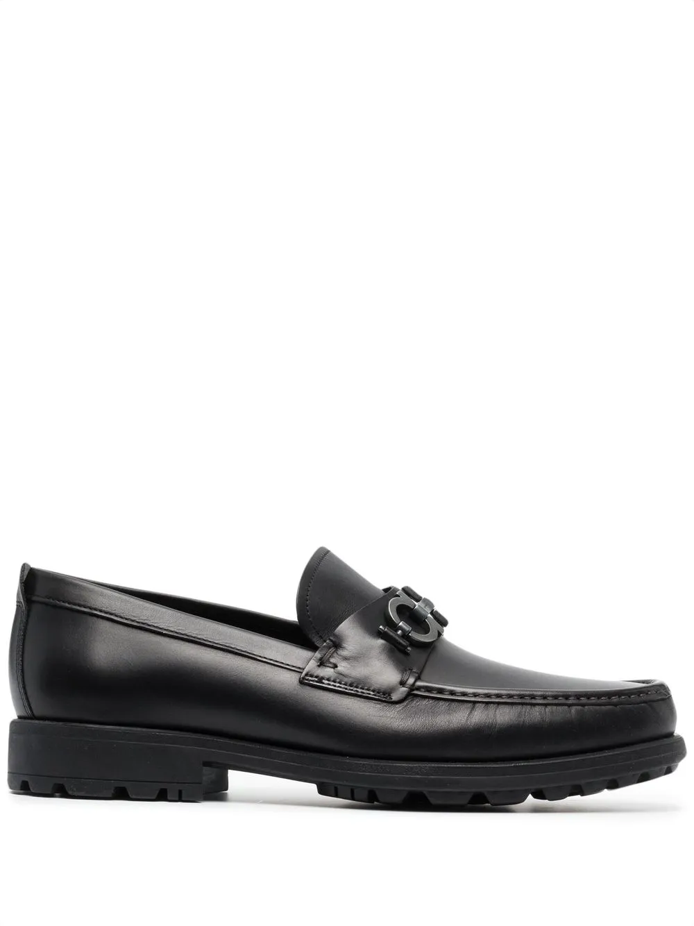 

Salvatore Ferragamo mocasines David Gancini - Negro