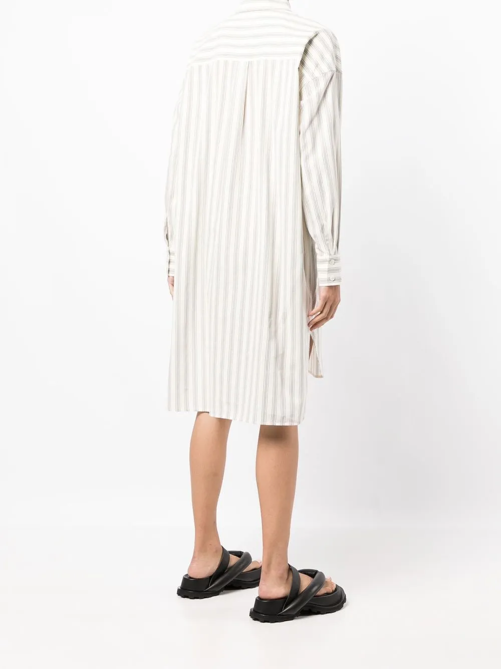 Shop Goen J Oversized-cut Shirt Dress In Black