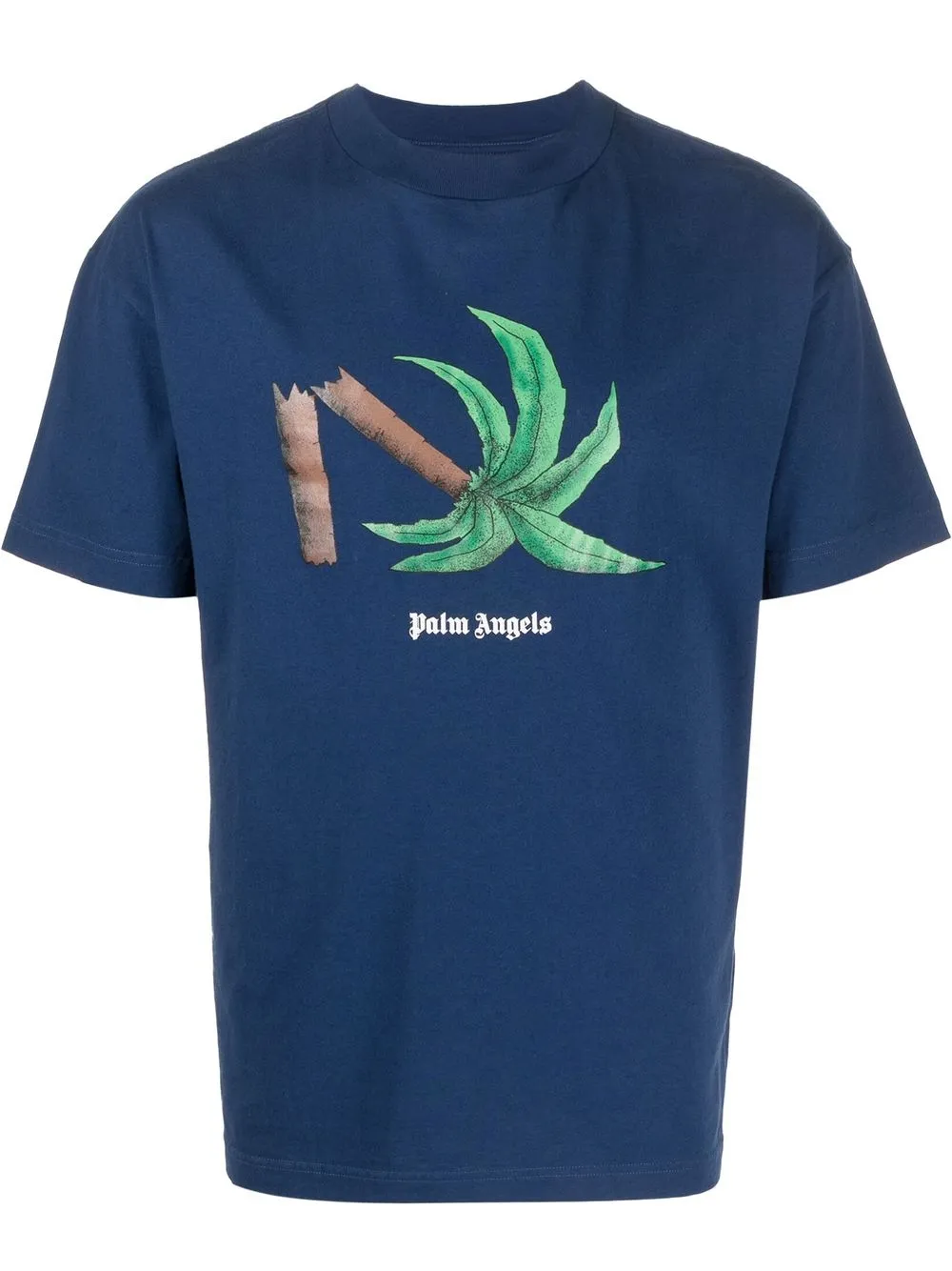 

Palm Angels playera con estampado Palm Tree - Azul