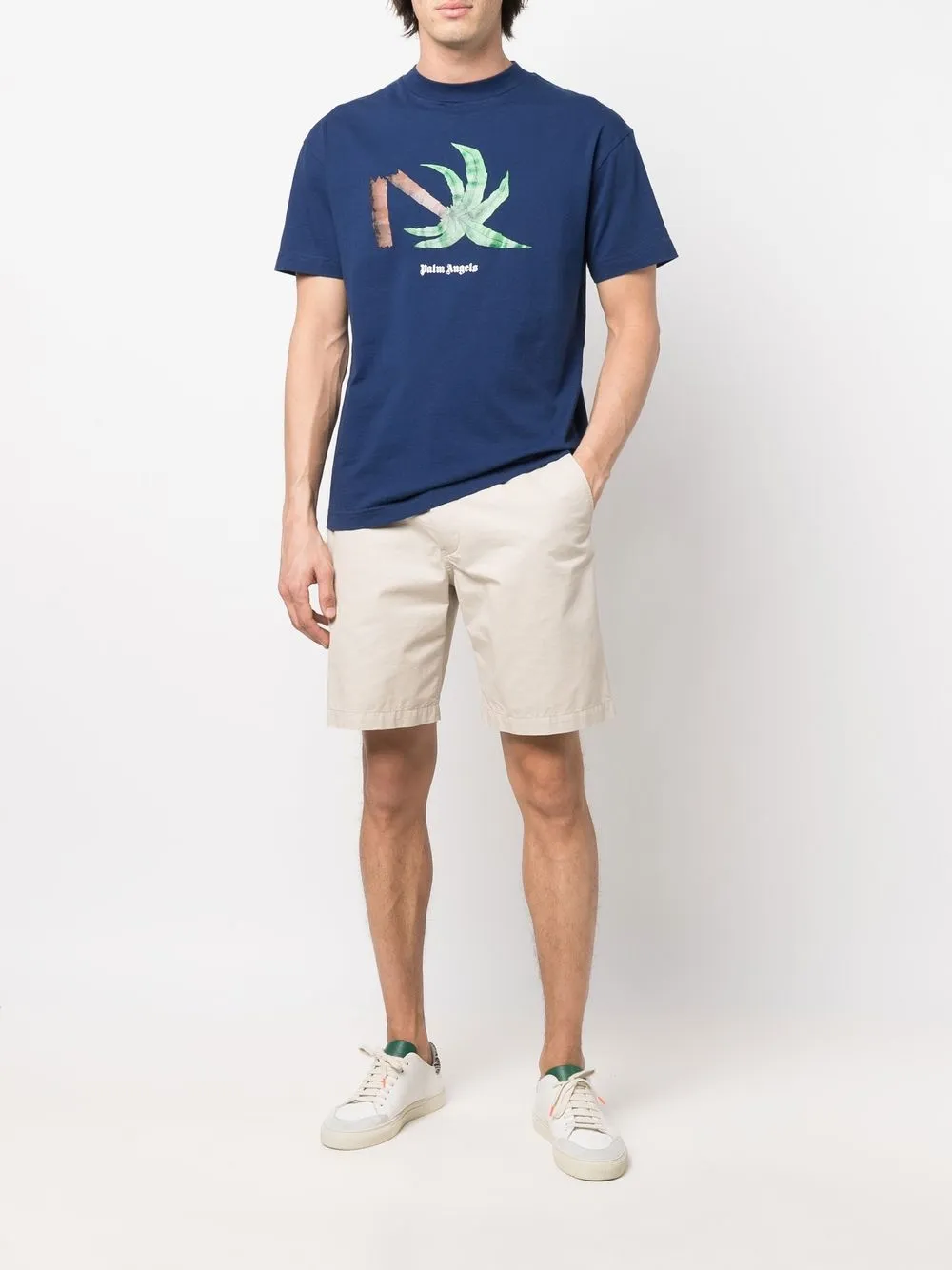 Palm Angels broken palm tree print T-shirt | T-Shirts | Image 2