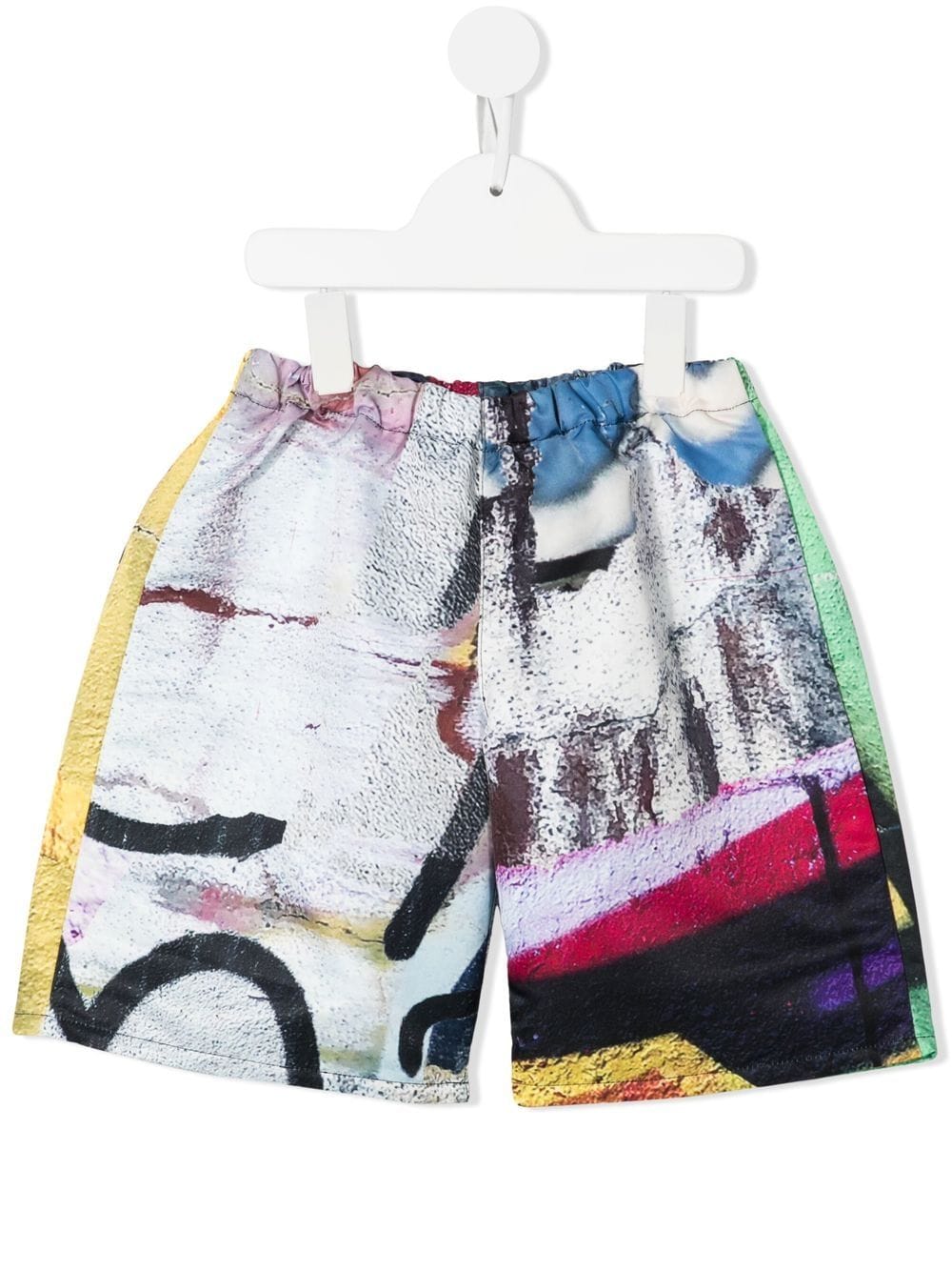 Marques' Almeida Kids' All-over Graphic-print Shorts In Multicolour