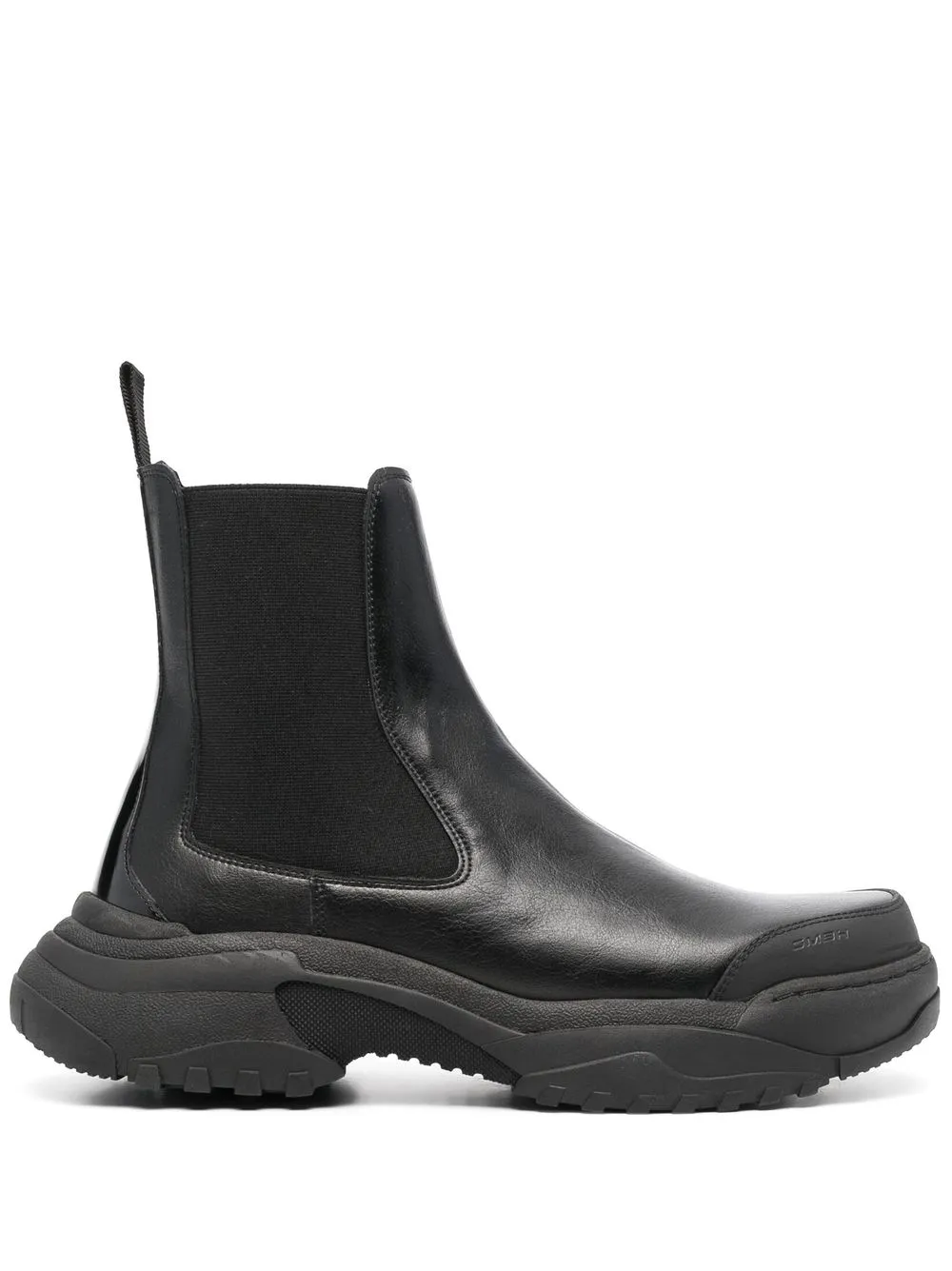 

GmbH pull-on leather boots - Black