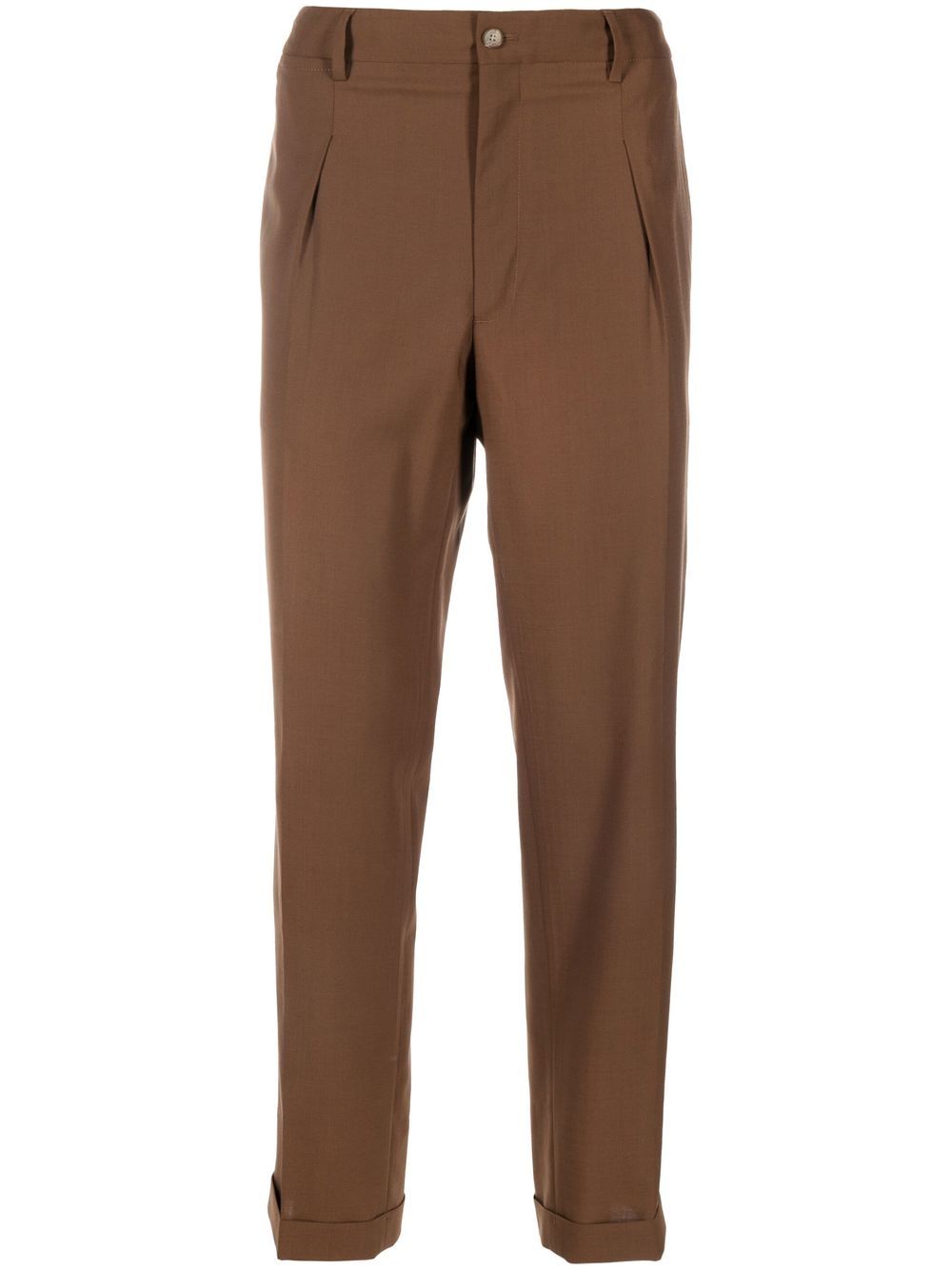 

Briglia 1949 tailored cropped trousers - Brown