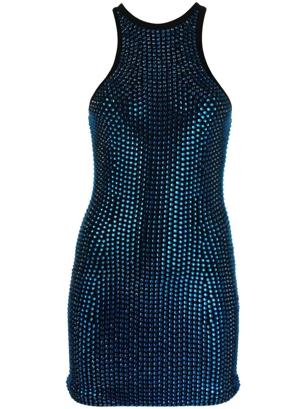 

Alexandre Vauthier vestido corto bordado con lentejuelas - Azul