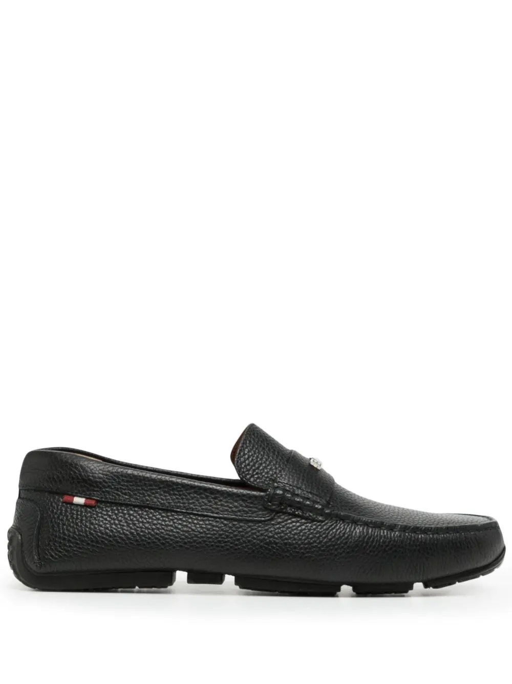 

Bally mocasines con placa del logo - Negro