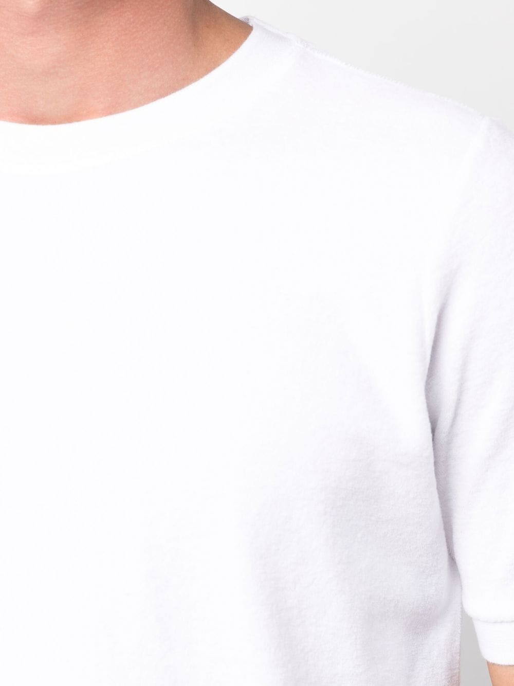 Shop Zanone Crew-neck Cotton T-shirt In White