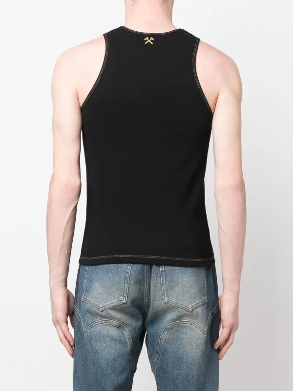 GmbH logo-print Tank Top - Farfetch