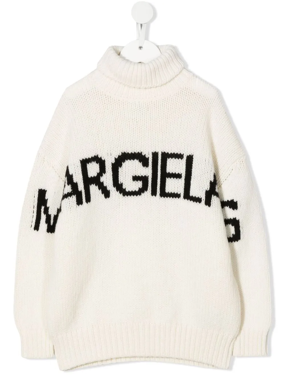 

MM6 Maison Margiela Kids suéter con cuello vuelto - Neutro