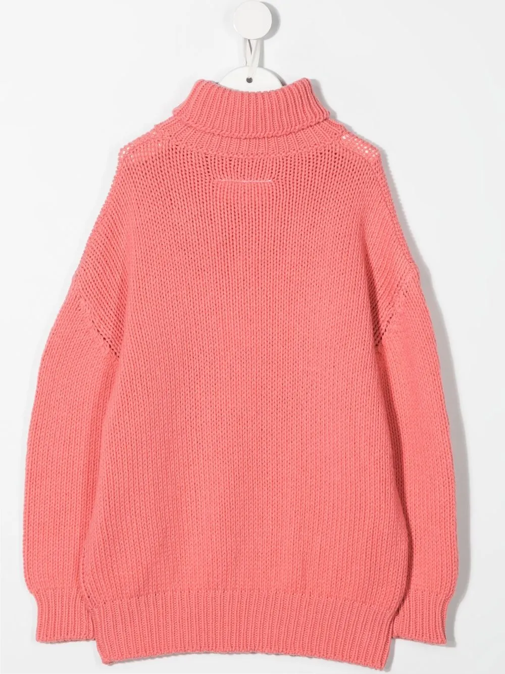 MM6 Maison Margiela Kids Intarsia coltrui - Roze
