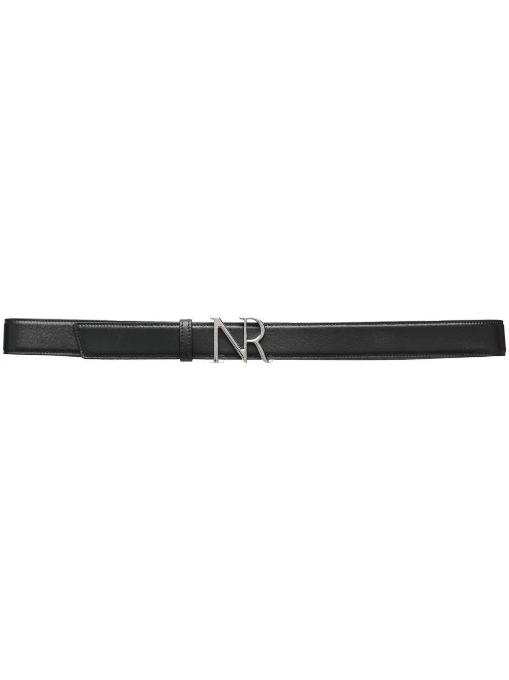 

Nina Ricci logo-buckle fastening belt - Black