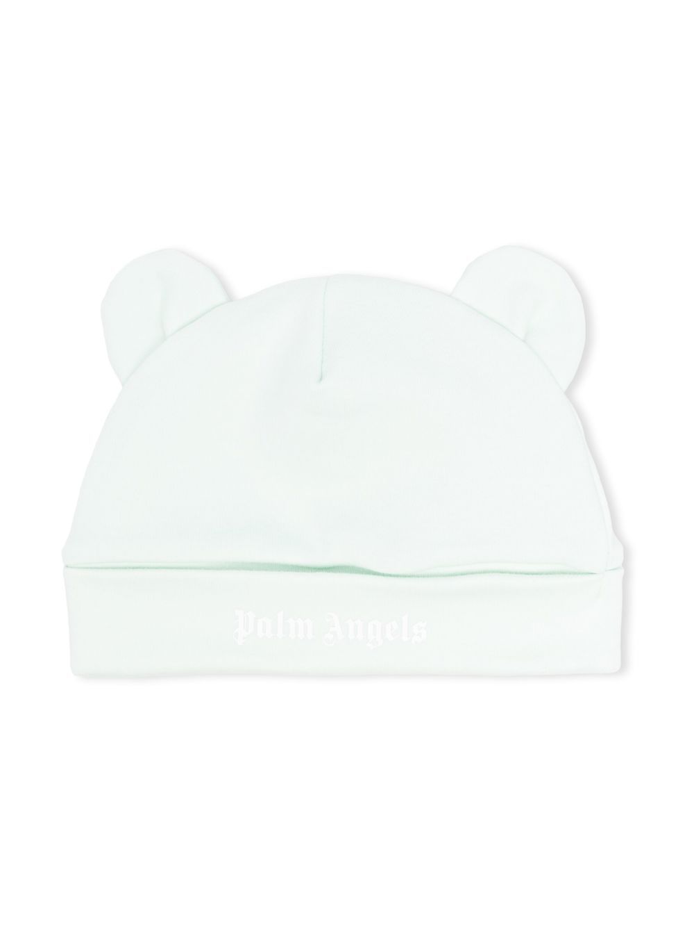 Palm Angels Kids teddy-ears cotton hat - Blue