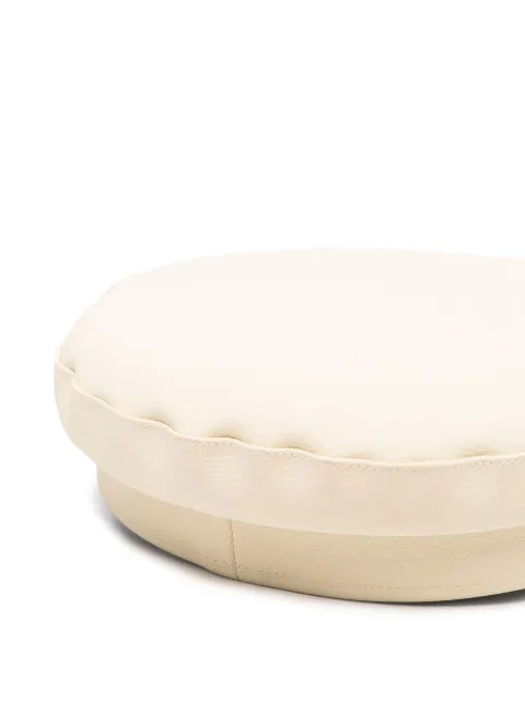 Manokhi button detail cap MANO382MHGFA552LEATHERVANILLA - 1