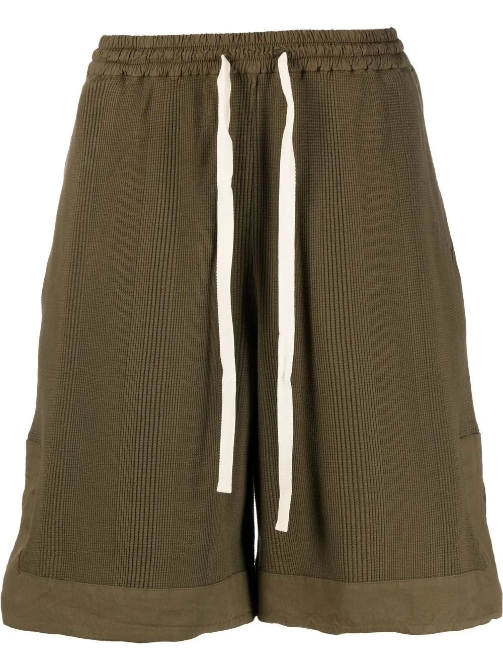 

Jil Sander bermudas con cordón en la pretina - Verde