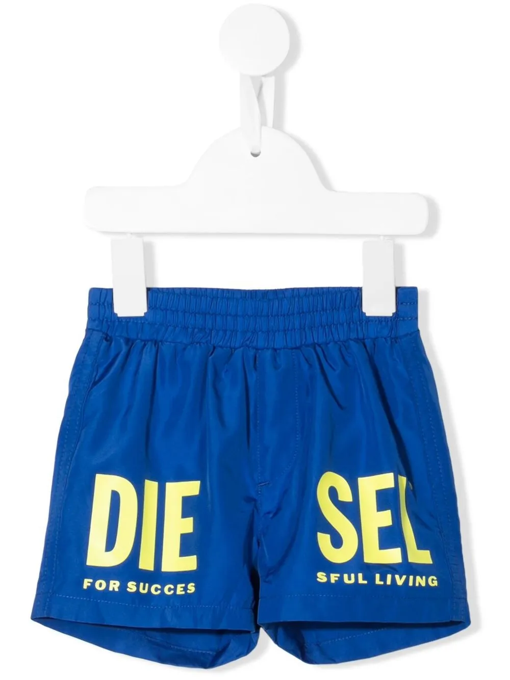 

Diesel Kids shorts de playa MEGGYB con logo estampado - Azul