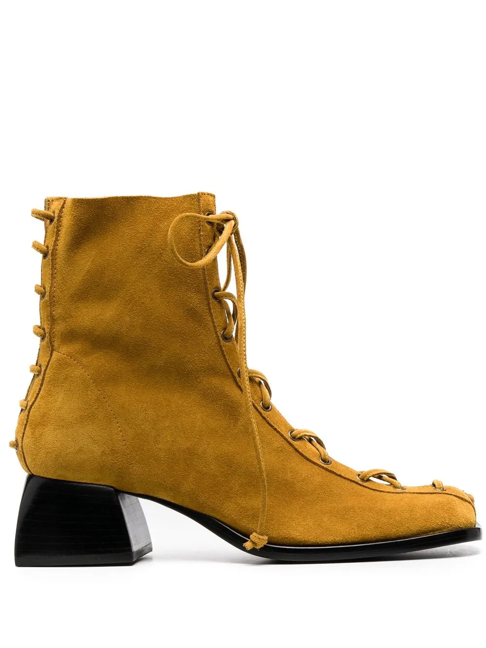 

Nodaleto botas Bulla Ella con agujetas - Amarillo