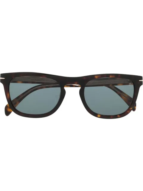 Eyewear by David Beckham tortoiseshell square-frame sunglasses