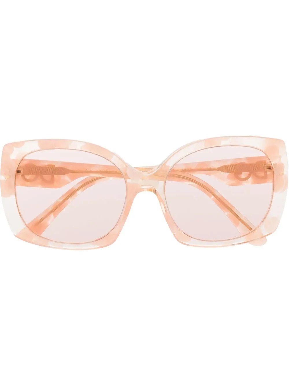 

Dolce & Gabbana Eyewear lentes de sol con armazón cuadrada oversize - Rosado