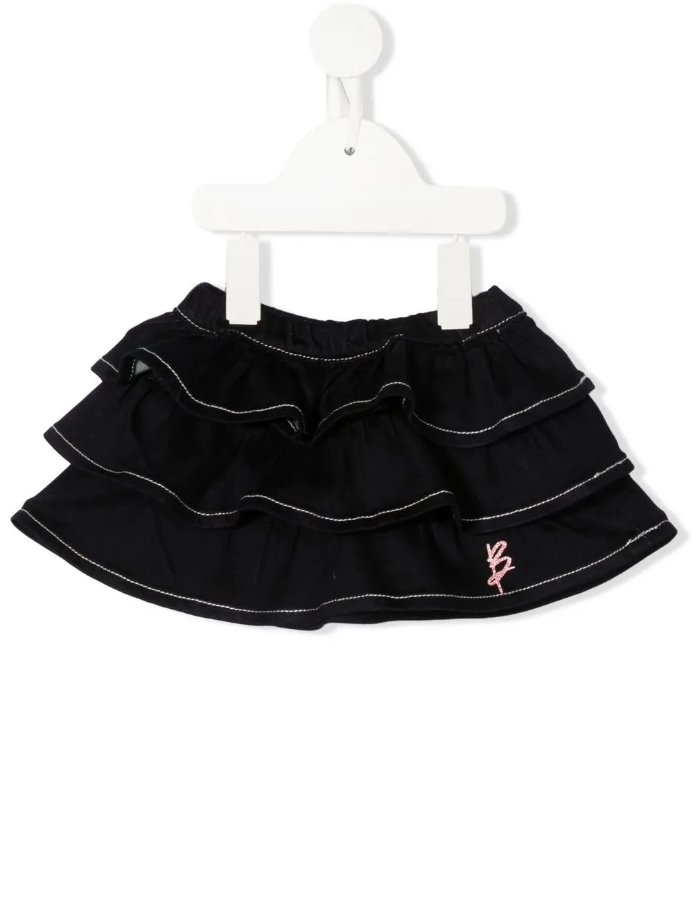 

Miss Blumarine ruffled-design skirt - Black