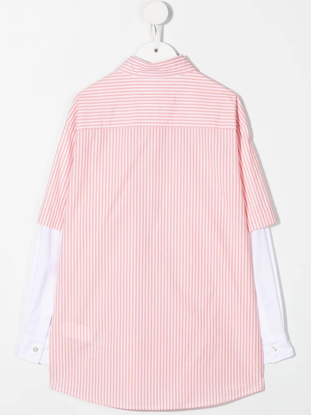 MM6 Maison Margiela Kids Gestreept shirt - Roze