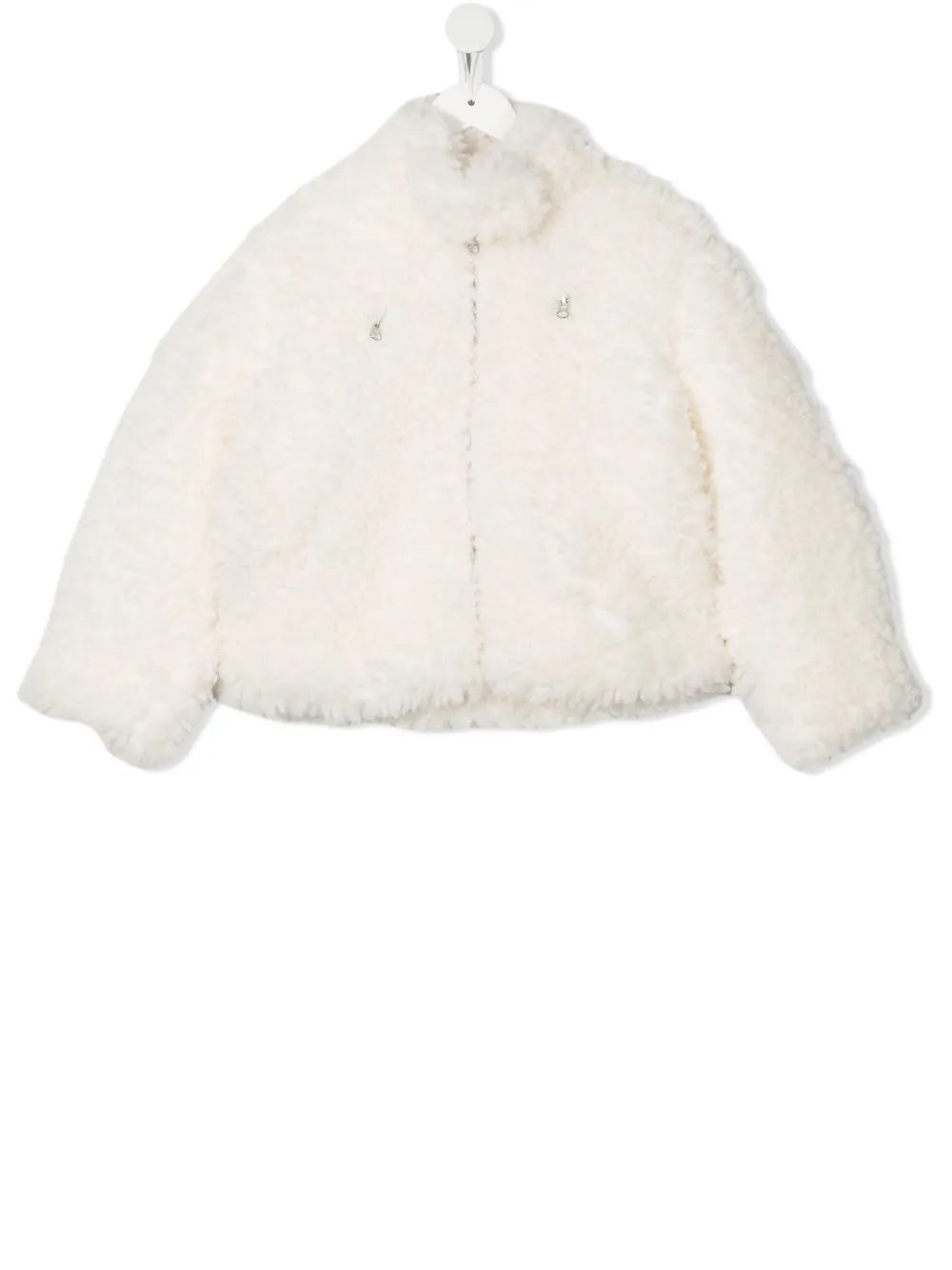 

MM6 Maison Margiela Kids chamarra con parche del logo - Neutro