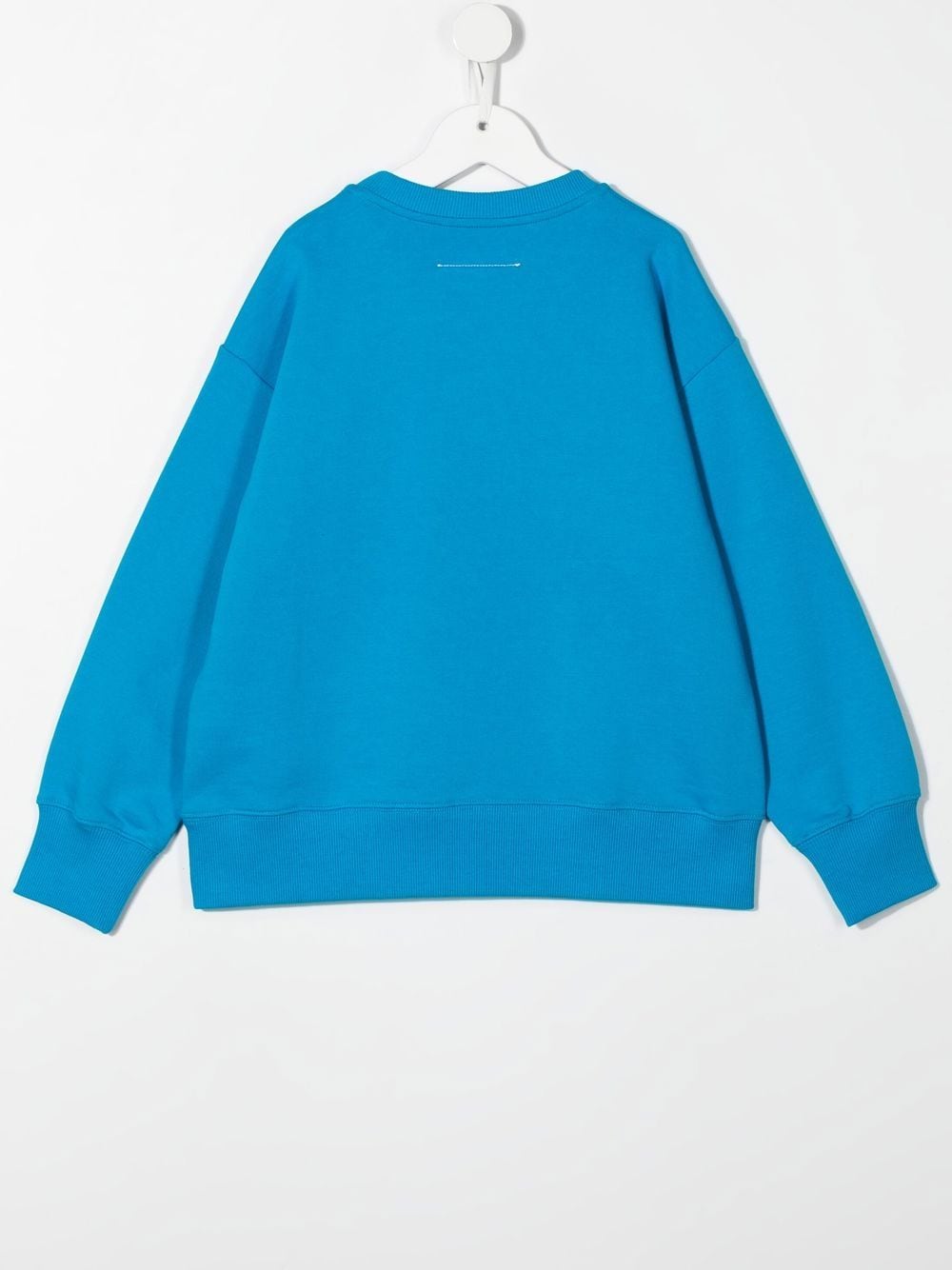 MM6 Maison Margiela Kids Sweater met logoprint - Blauw