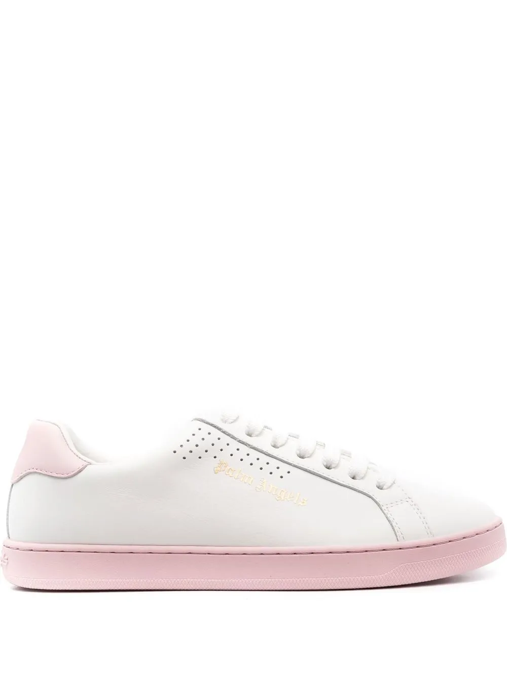 

Palm Angels perforated detail lace-up sneakers - White