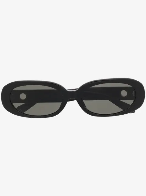 Linda Farrow Sonnenbrille mit ovalem Gestell