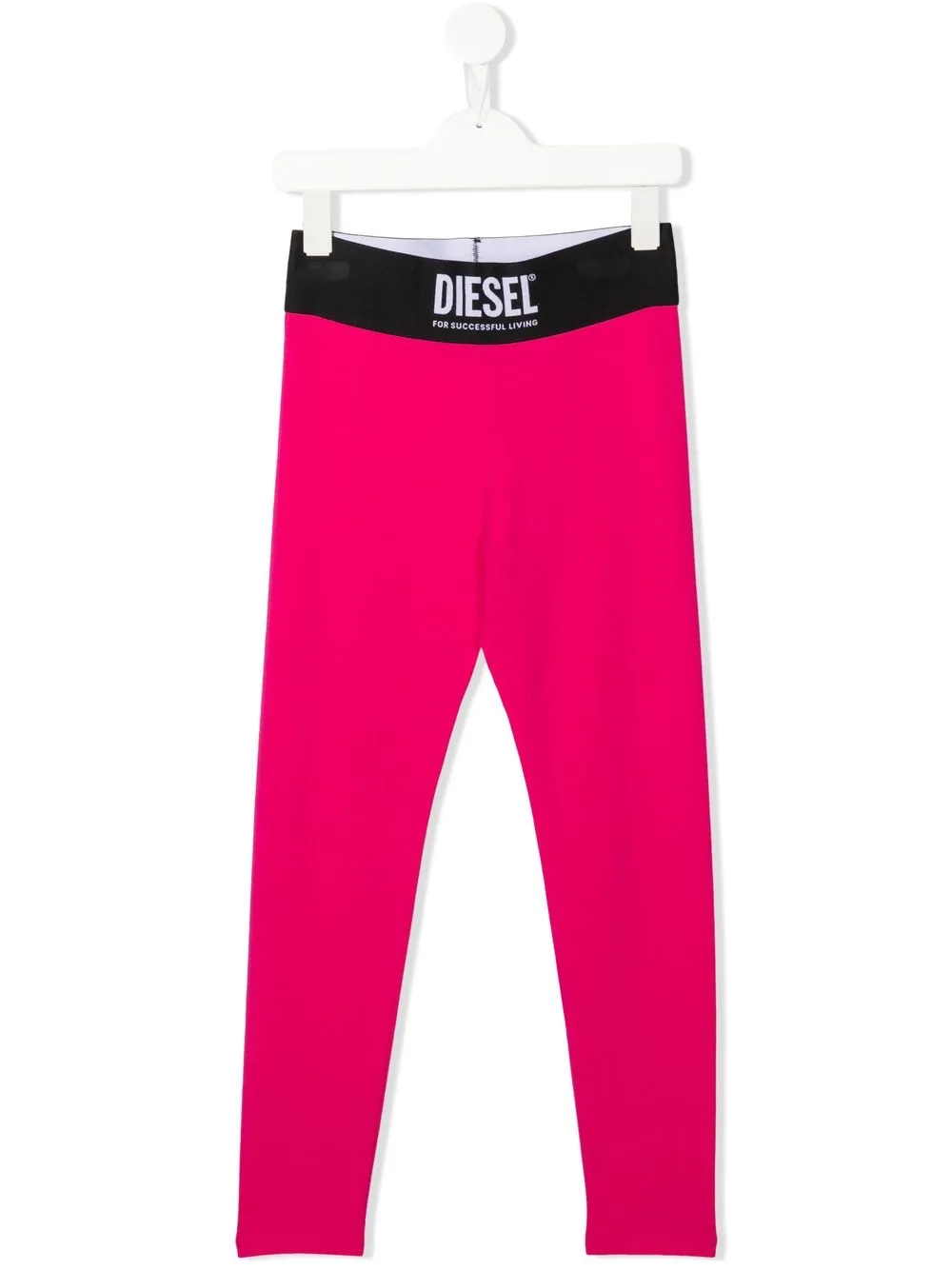 

Diesel Kids leggins con logo en la pretina - Rosado