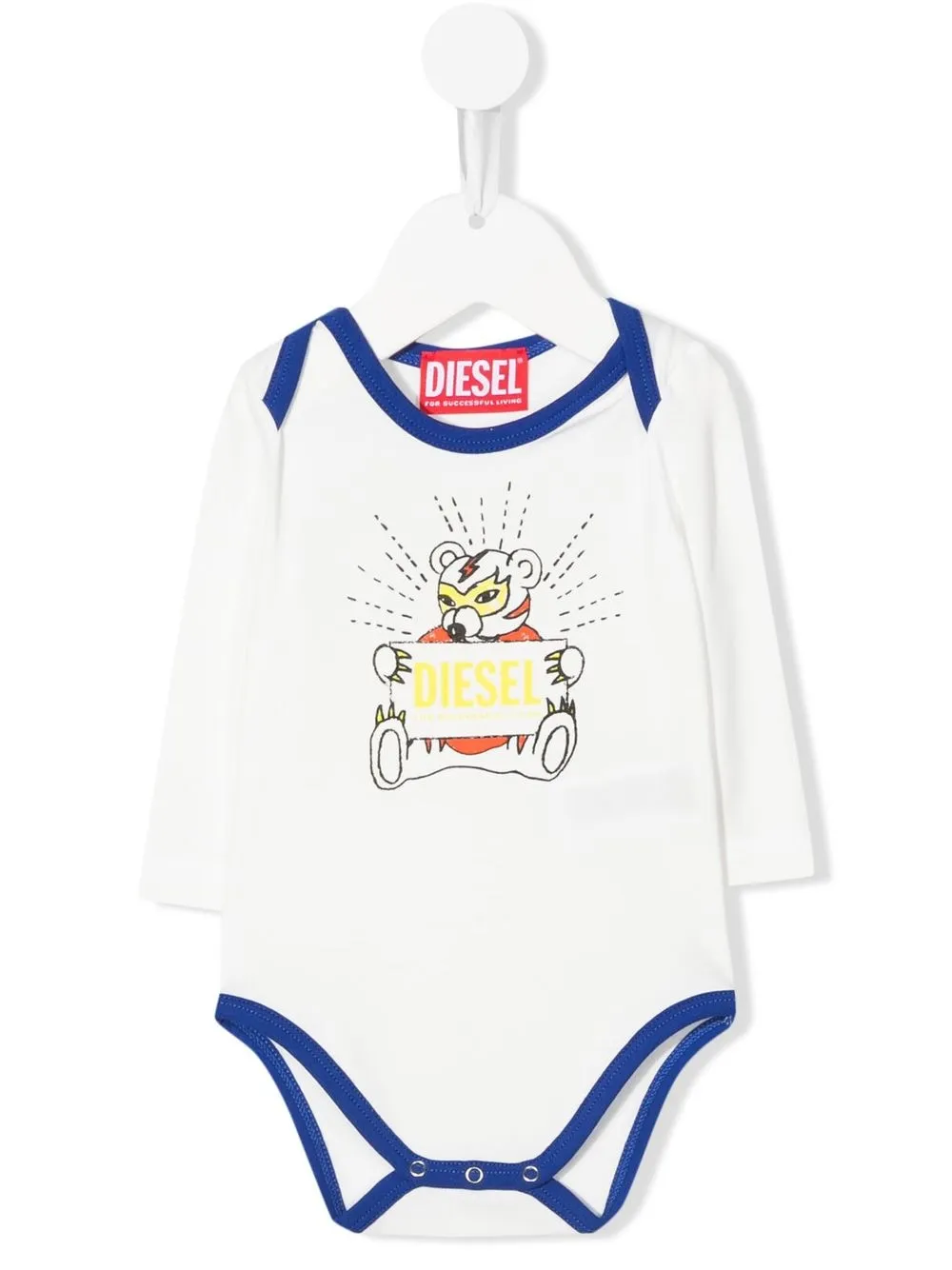 

Diesel Kids body con estampado gráfico - Blanco