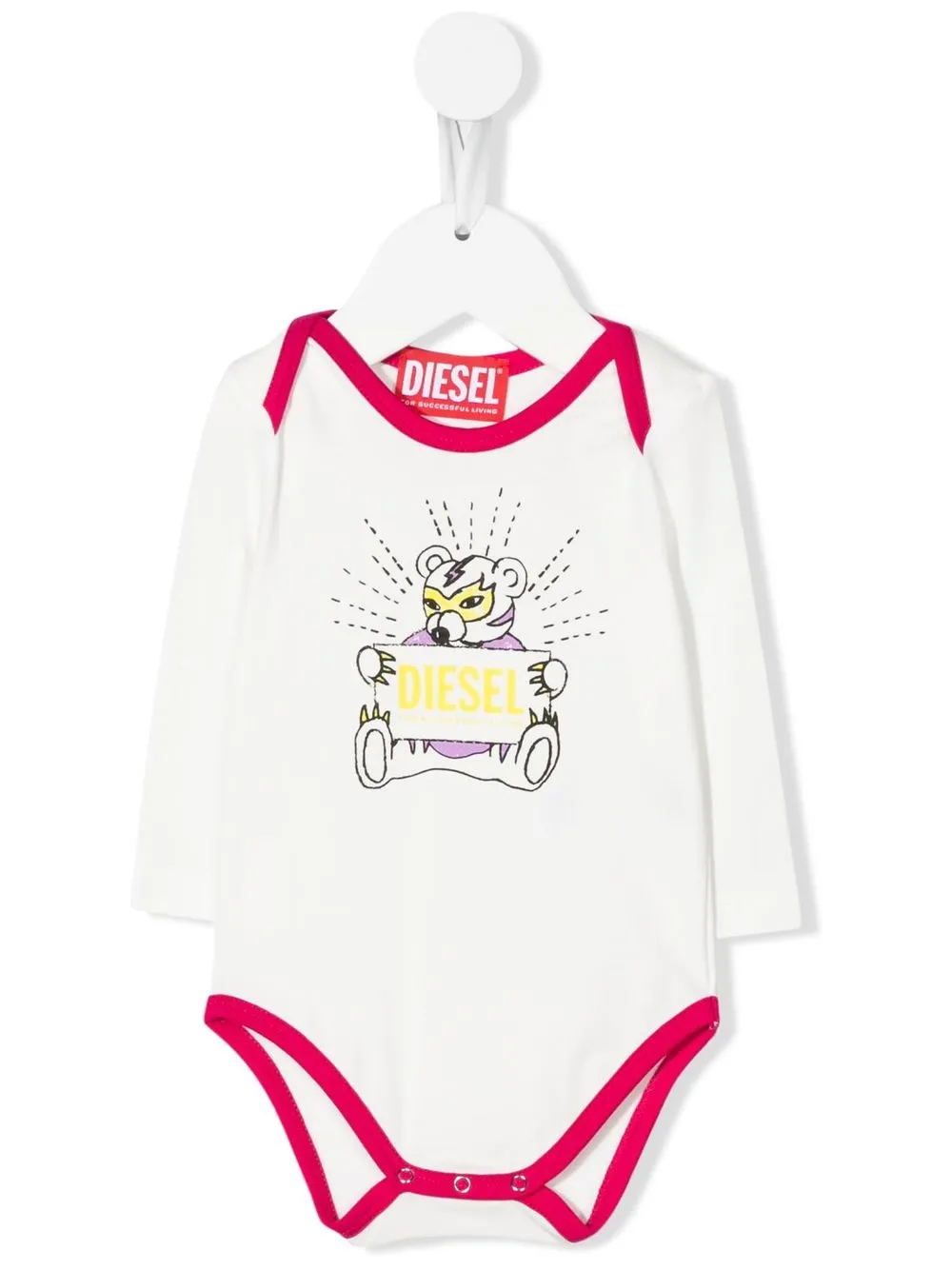 

Diesel Kids body con estampado gráfico - Blanco