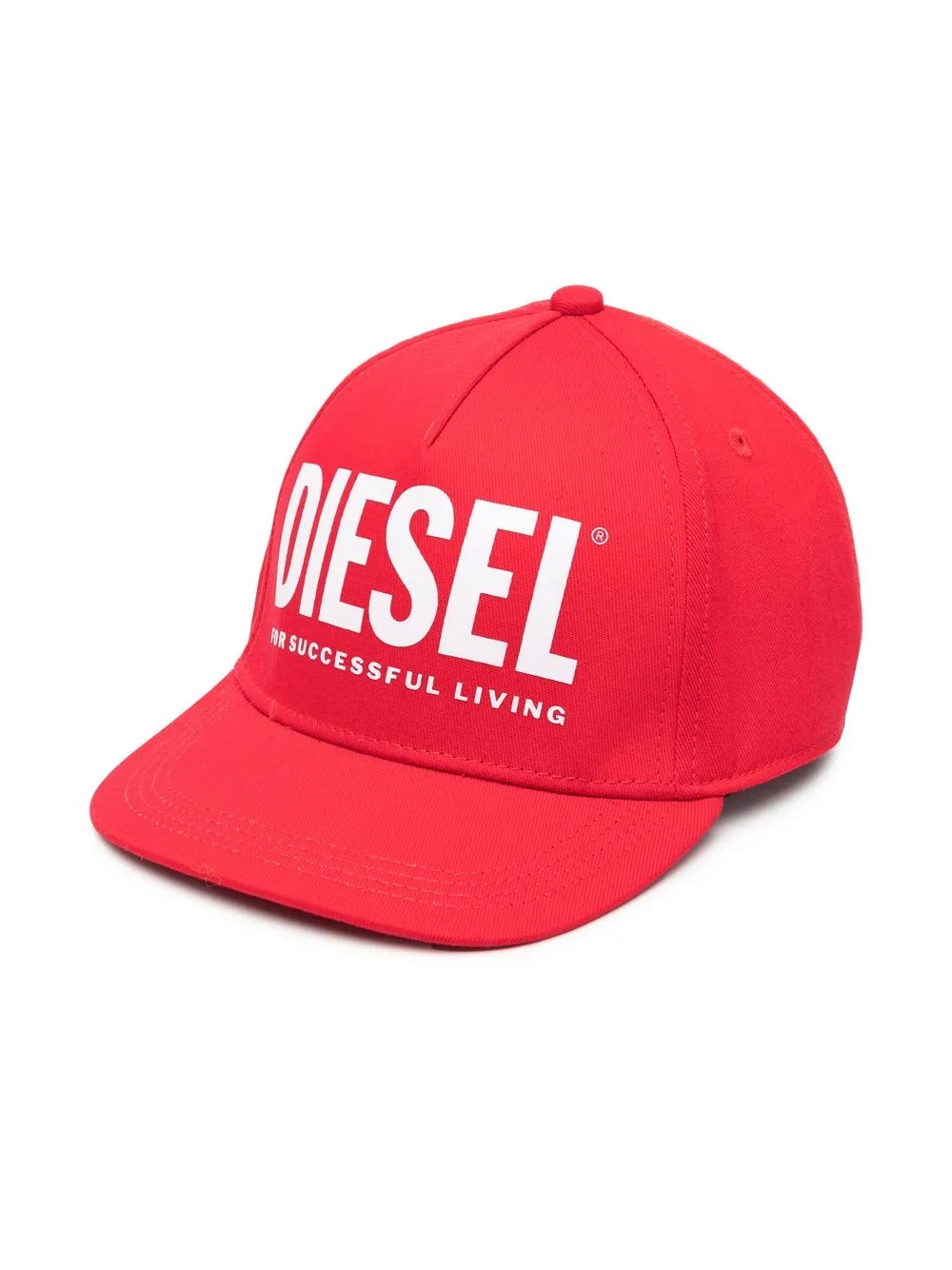 

Diesel Kids gorra con logo estampado - Rojo