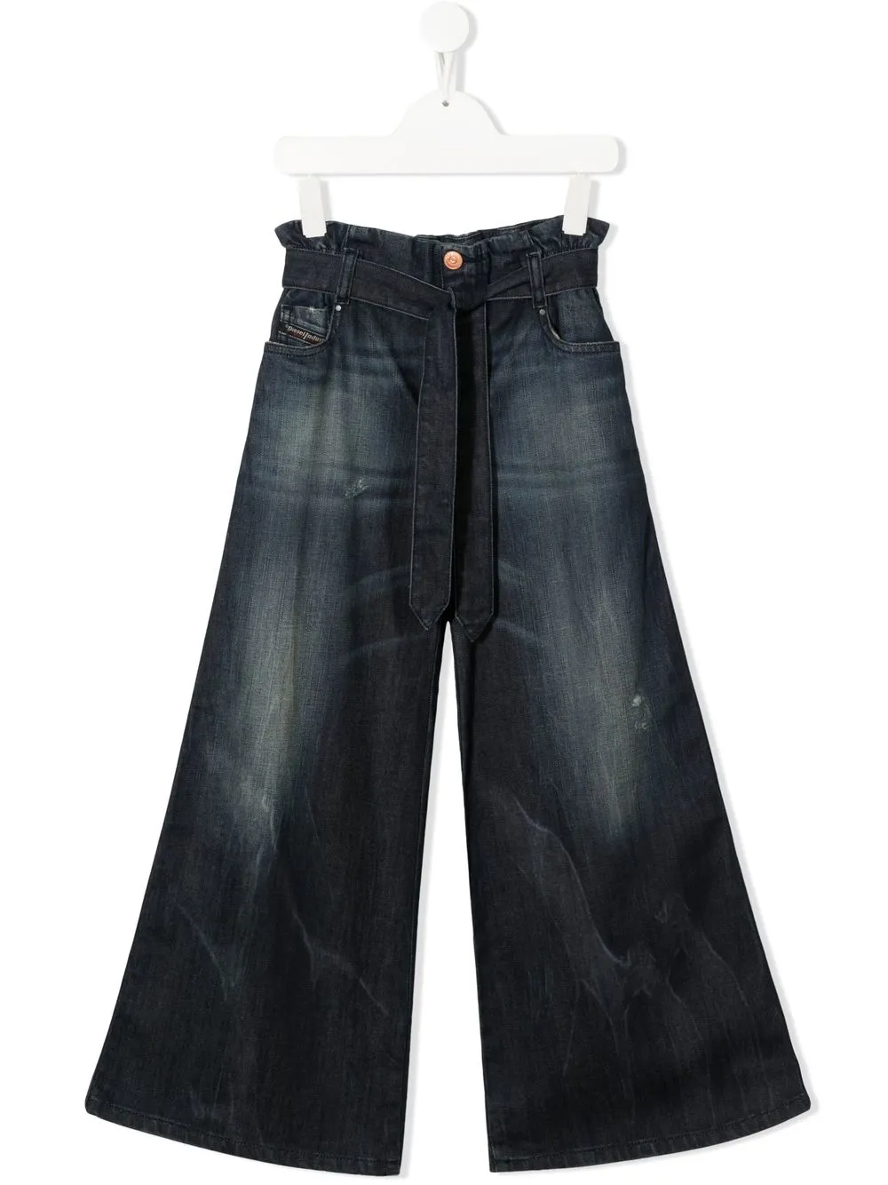 

Diesel Kids jeans anchos D-Piper - Azul