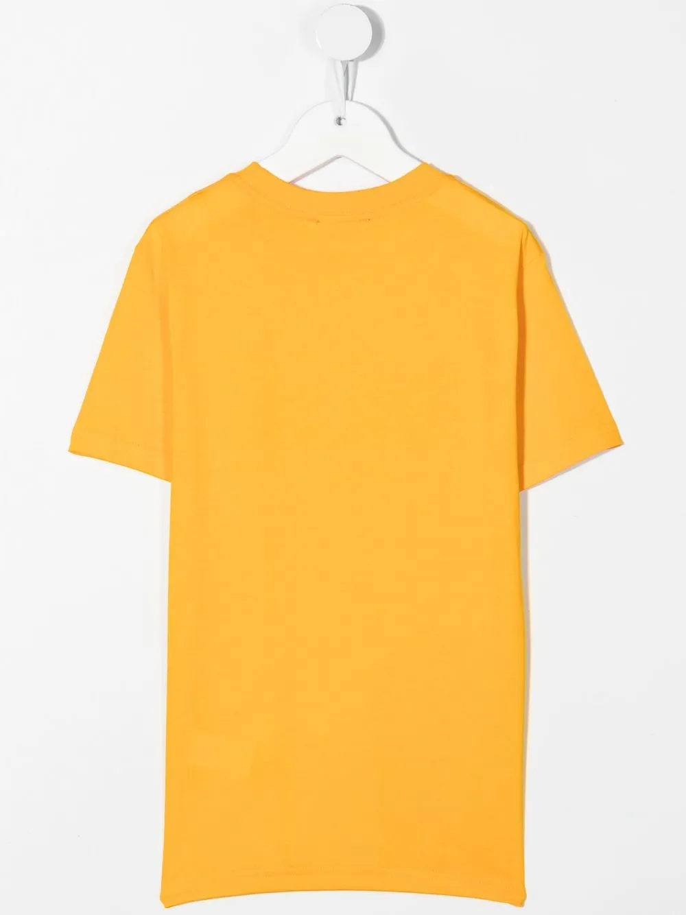 Diesel Kids T-shirt met logoprint - Geel