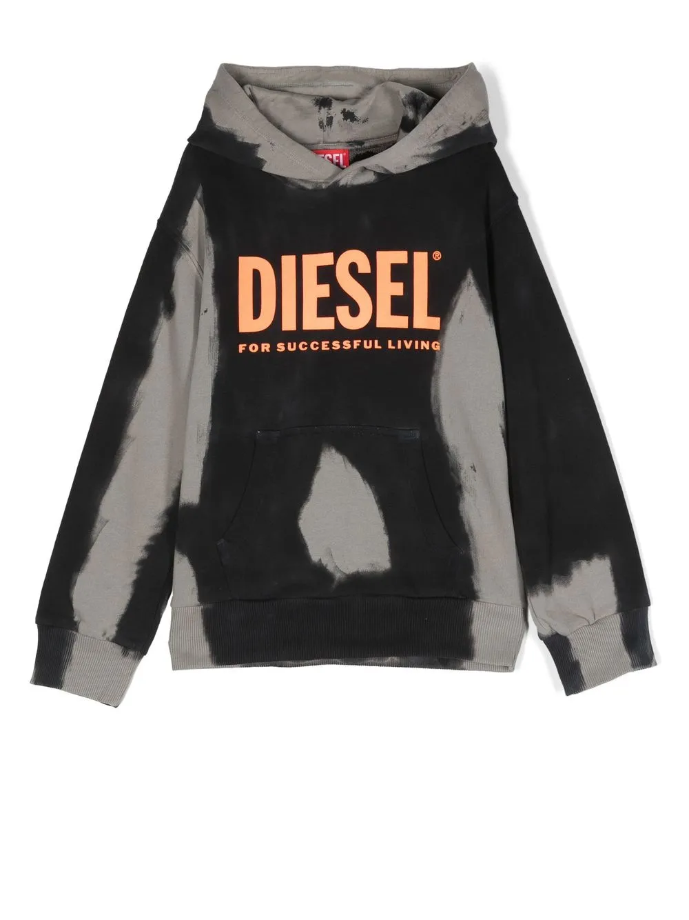 

Diesel Kids Snork logo print hoodie - Black