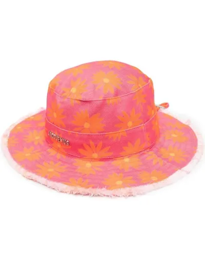 floral print sun hat | Jacquemus 