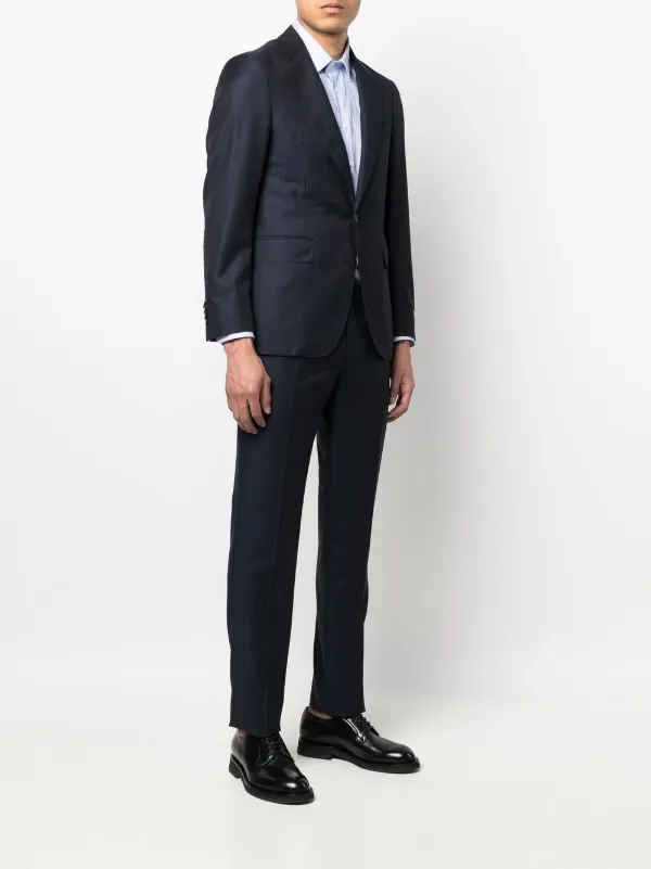 Canali Traje De Dos Piezas Con Botones - Farfetch