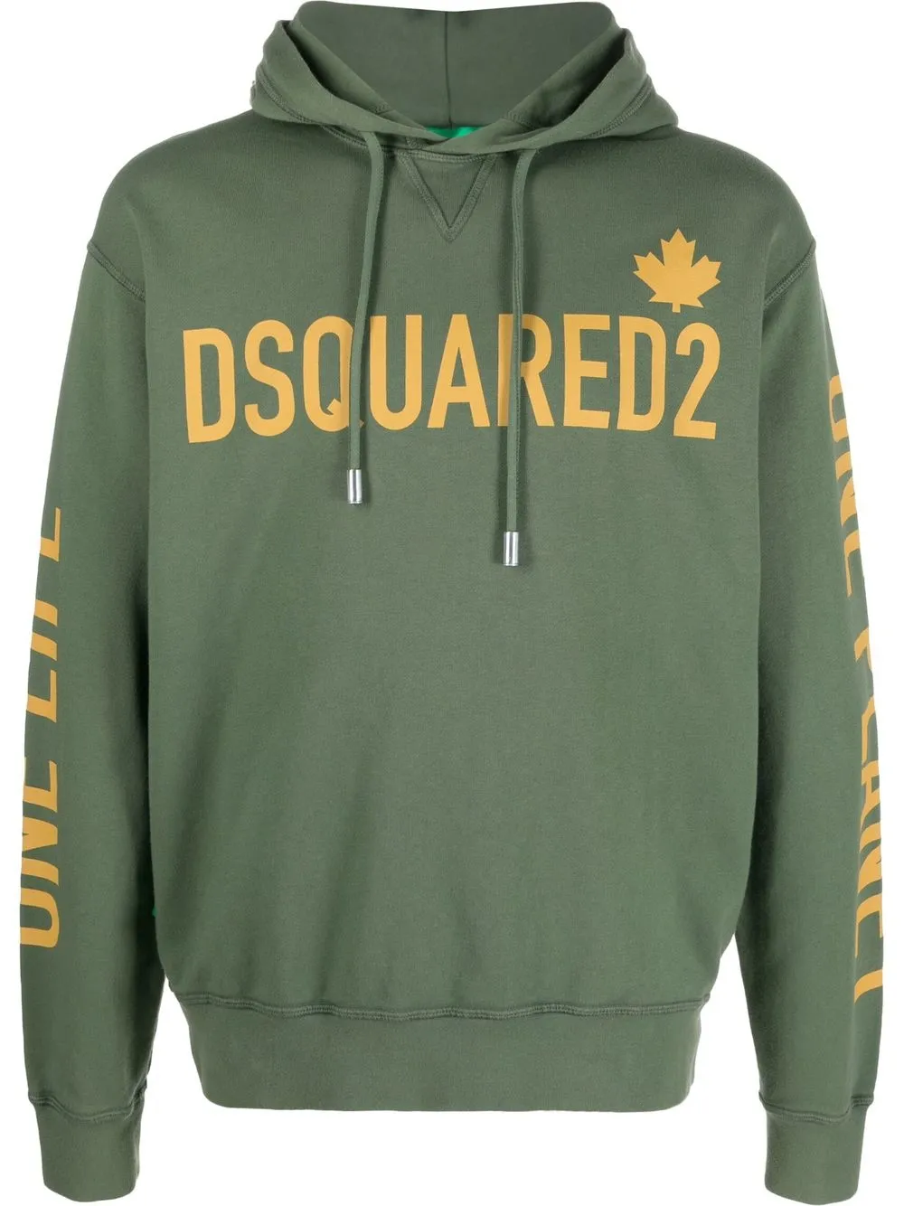 

Dsquared2 hoodie con logo estampado - Verde