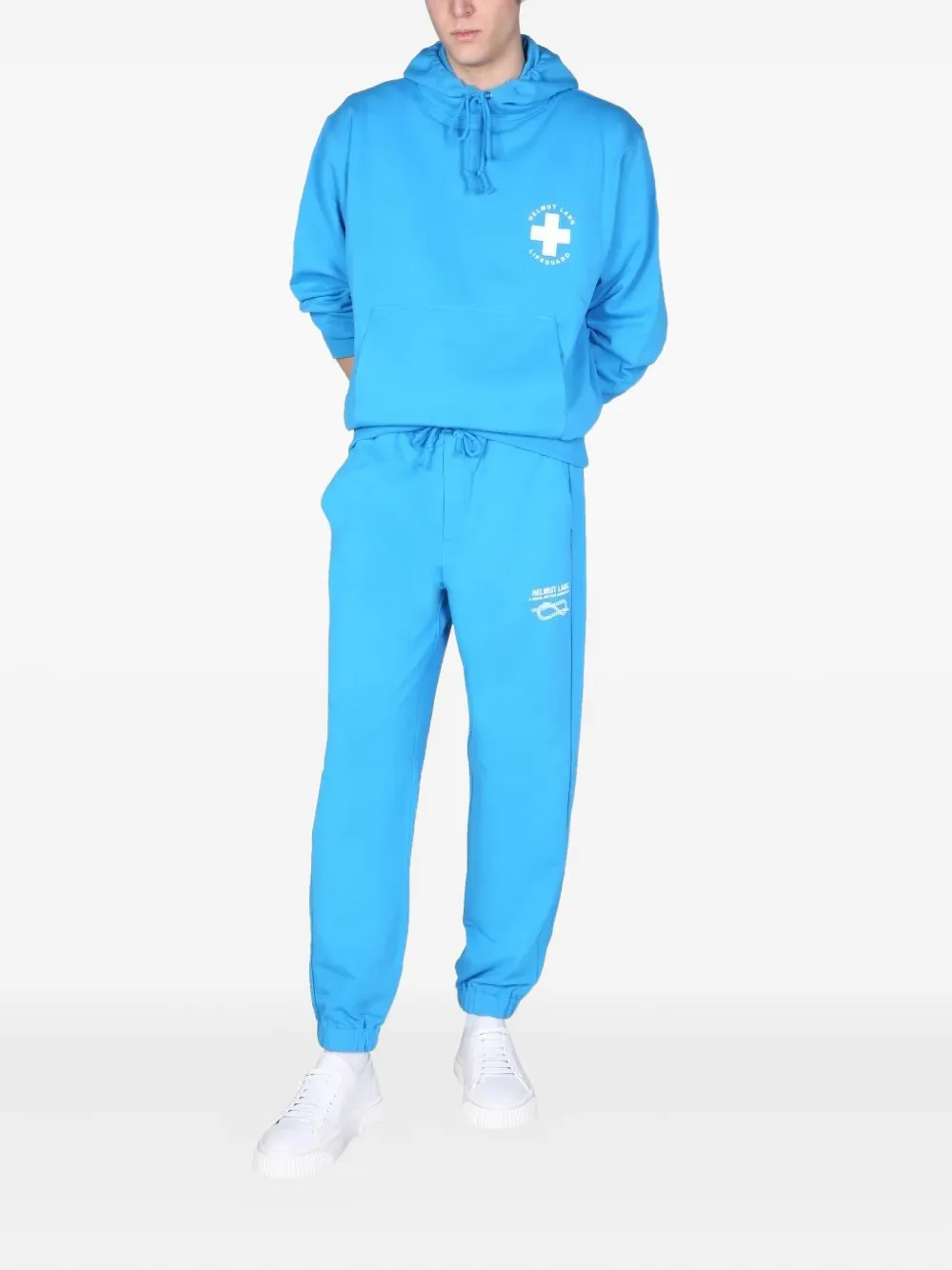 Helmut Lang Trainingsbroek met trekkoord - Blauw