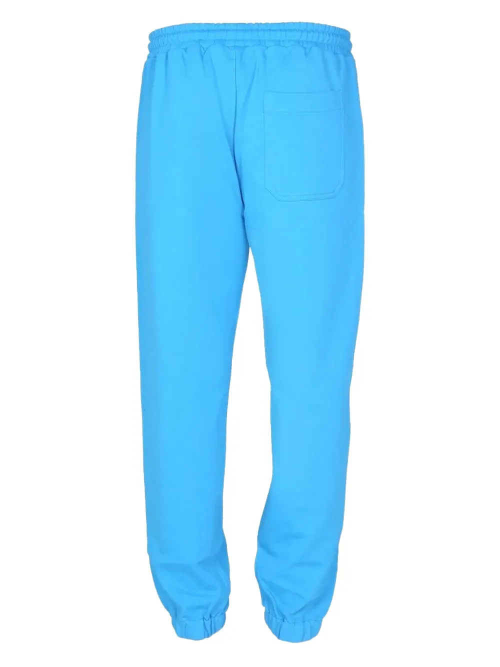 Helmut Lang Drawstring Cotton Track Pants In Blue