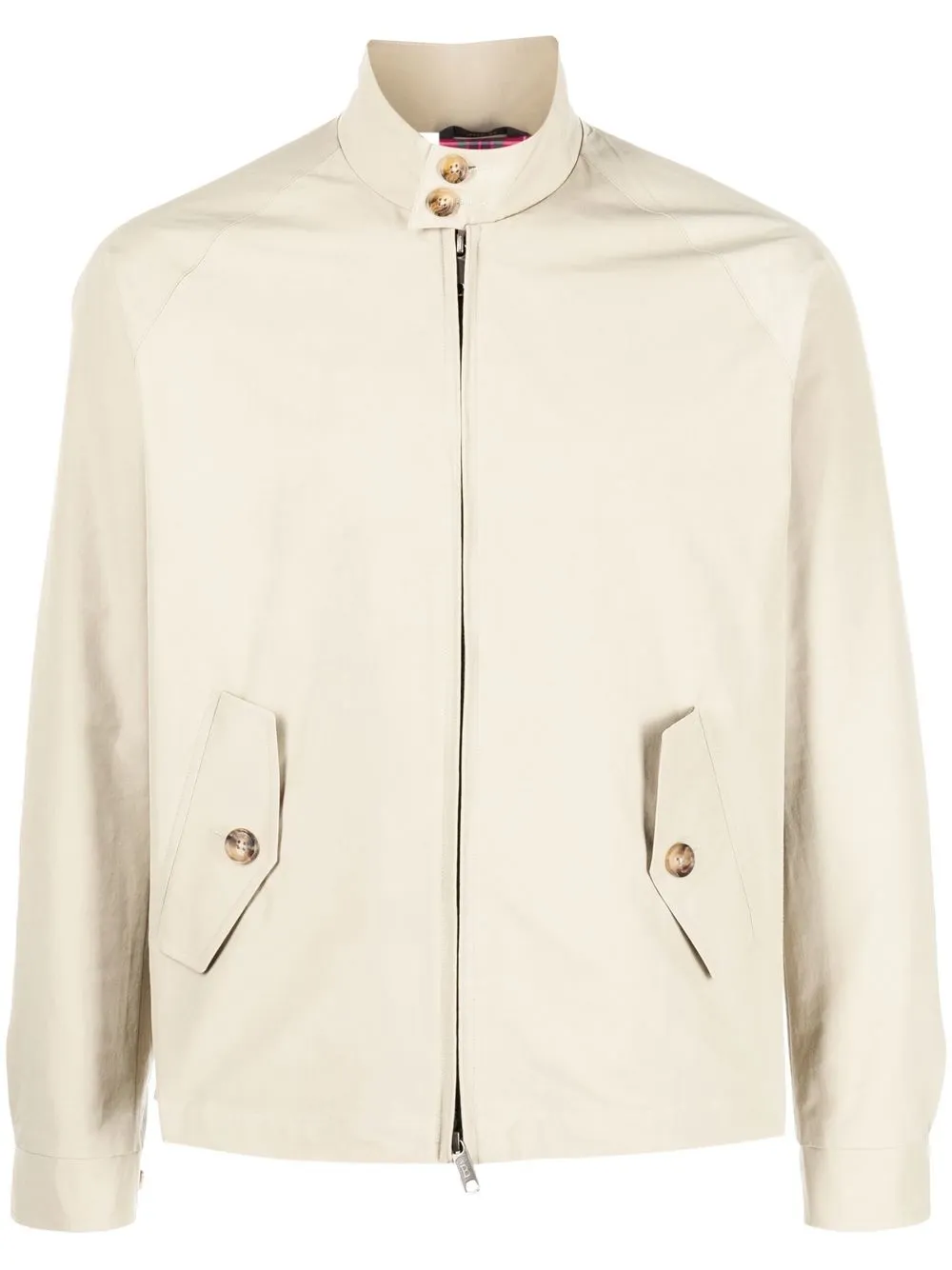 

Baracuta zip-up flap-pockets windbreaker - Neutrals