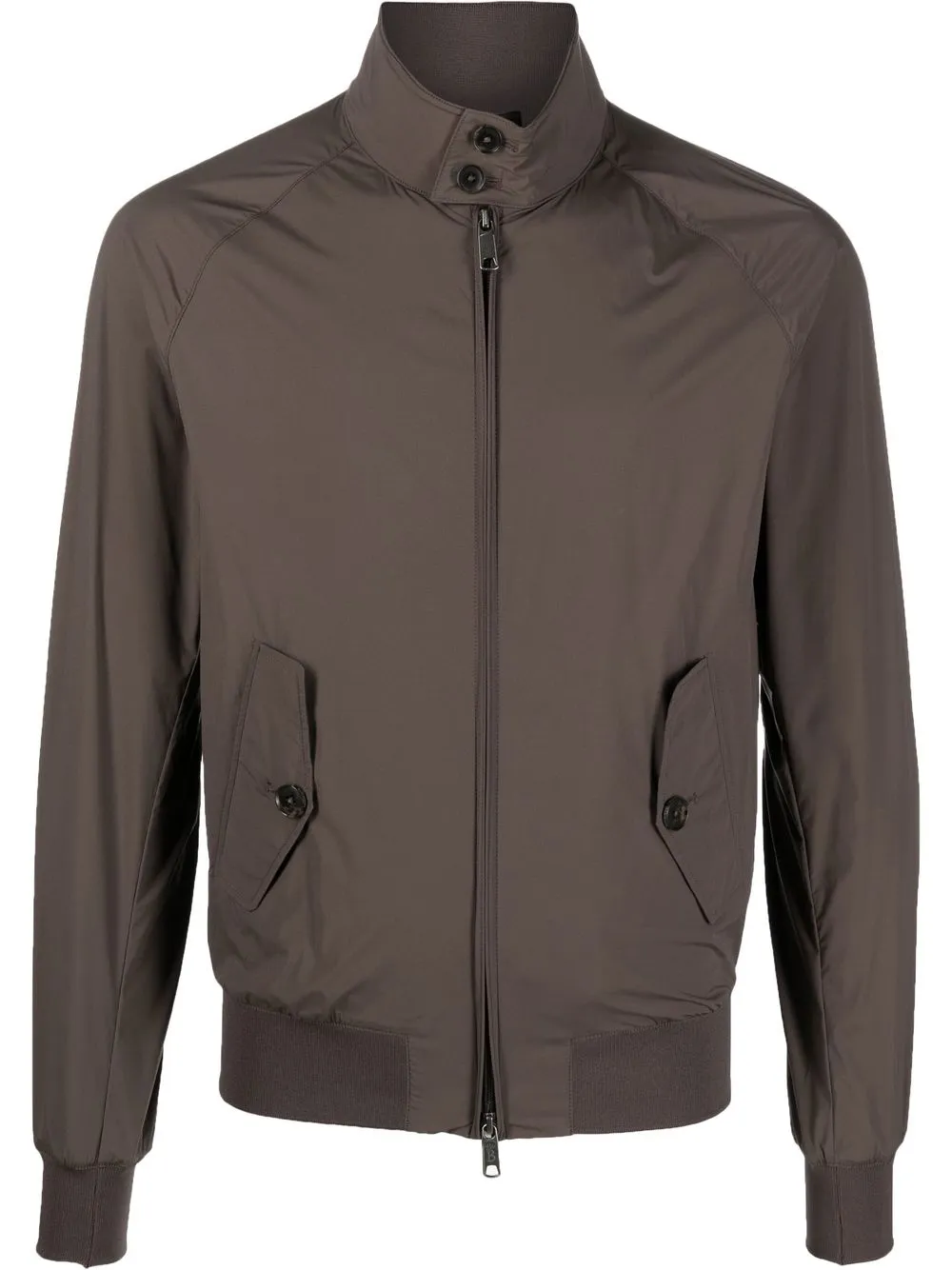 

Baracuta high neck zip-up jacket - Brown