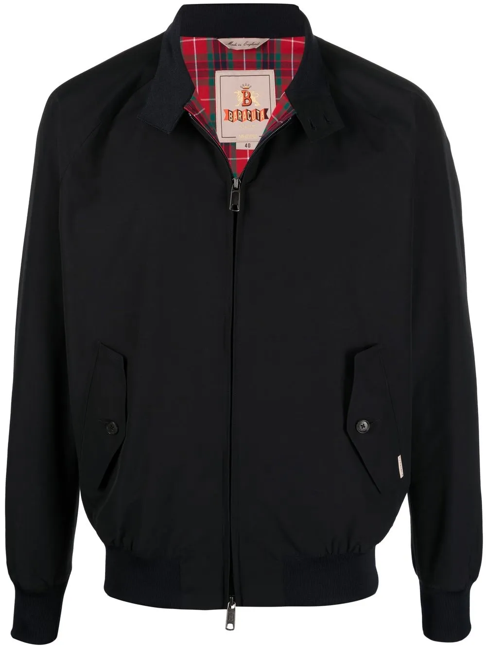 

Baracuta zip-up cotton jacket - Blue